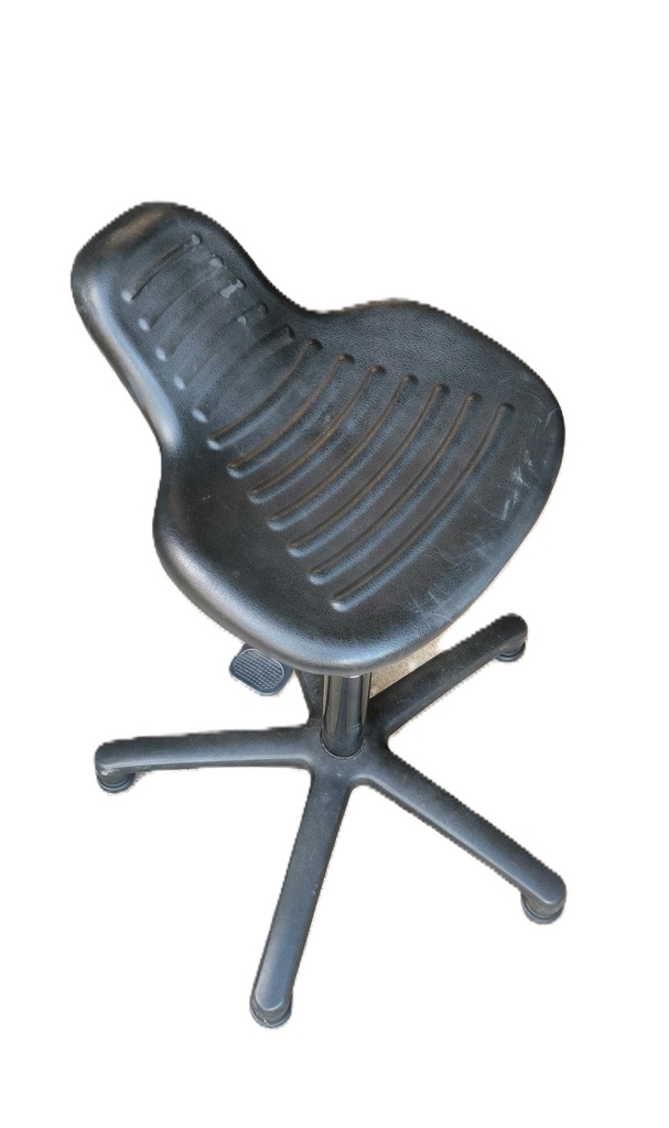 Tabouret sur roulettes gaz