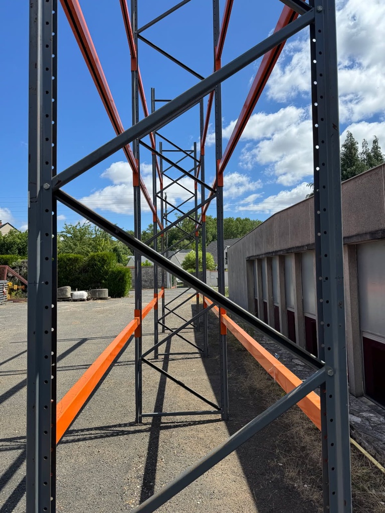 Rack à palettes 8.10 x p1.00 x h5.10m