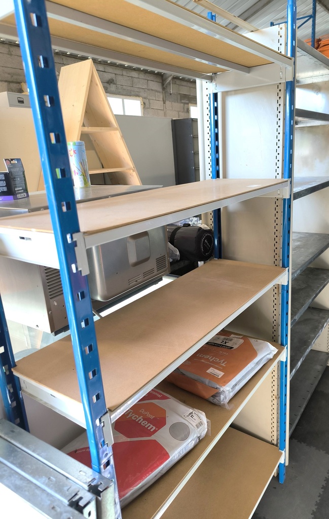 Etagère mi lourde 100xp35xh210cm
