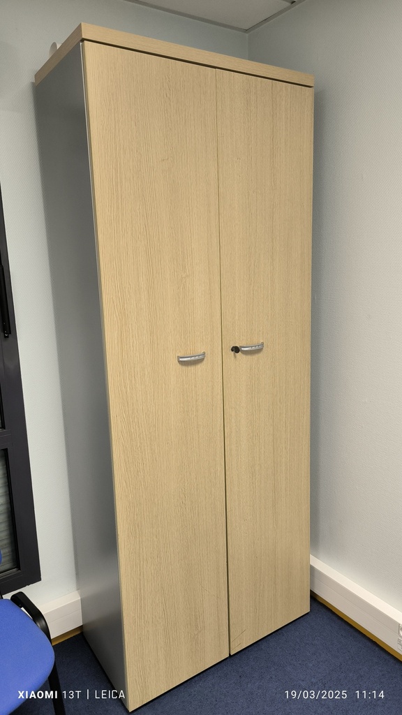 Armoire haute 355 bois 2 portes