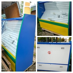 [Z20] Banque vitrine à tiroirs